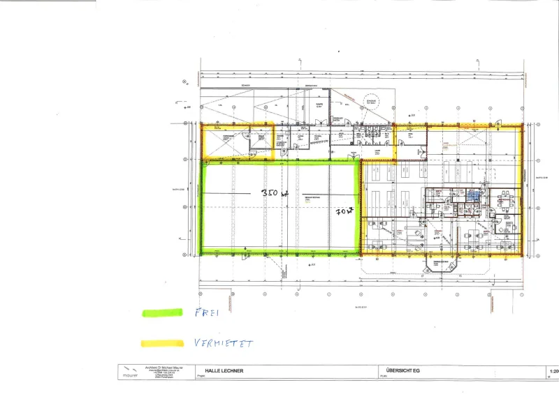 Hallenfläche mit Laderampe